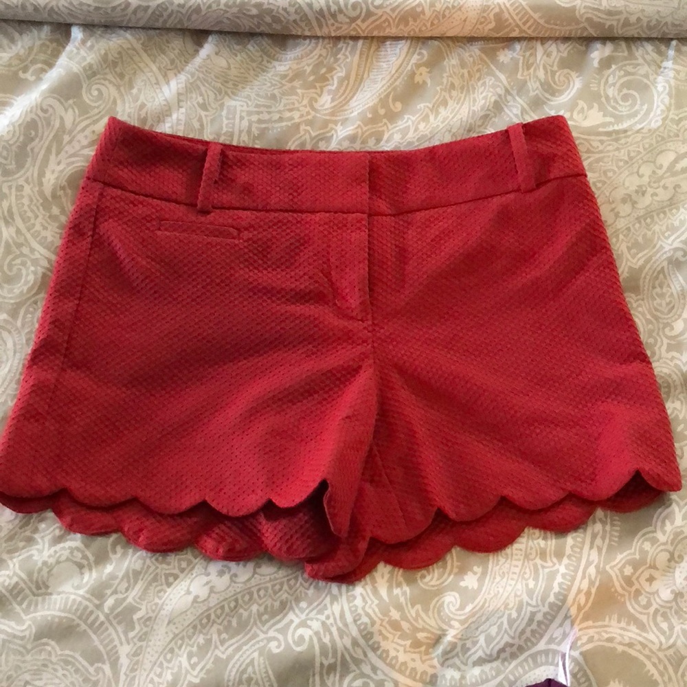 Scalloped shorts